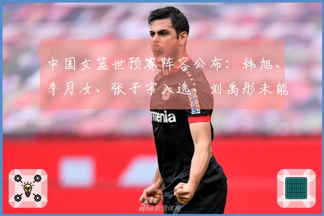 中国女篮世预赛阵容公布：韩旭、李月汝、张子宇入选，刘禹彤未能入围